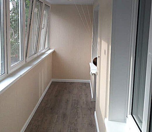 ПВХ панели для внутренней отделки балкона в Жуковском