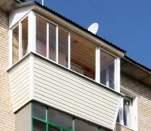Установка крыши на балкон из черепицы в Жуковском
