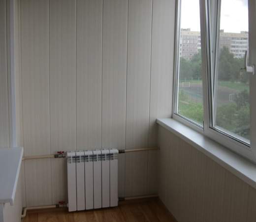 Монтаж водяных радиаторов на балконе в Жуковском