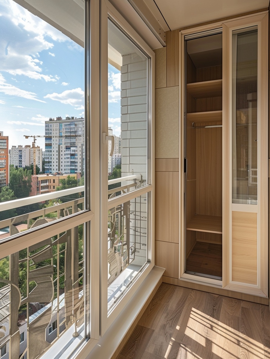 Шкаф на балкон в Москве от компании Твой Балкон